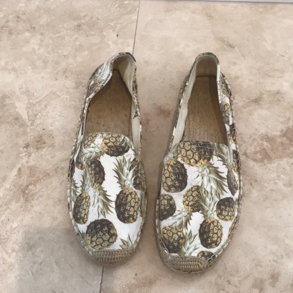 Soludos pineapple espadrilles size 9